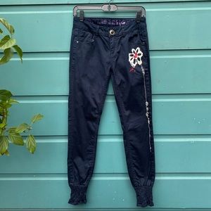 Desigual Brígida Navy Pant Size 28
